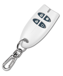 Daljinski upravljač privezak za ključeve – beli